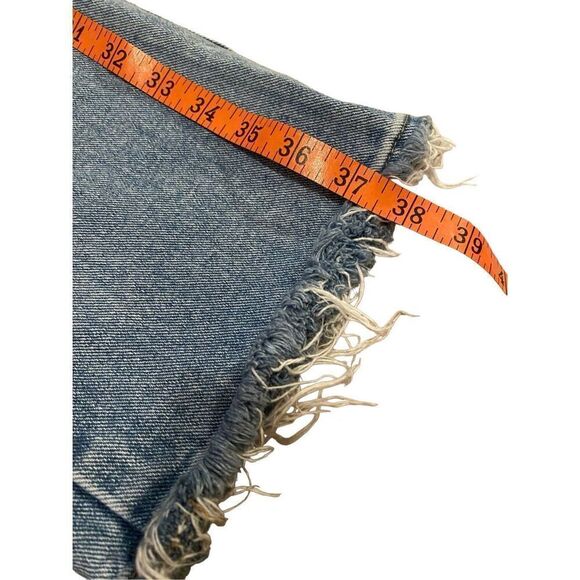 Flying Monkey Ultra High Rise Straight Leg Jeans Destroyed Distressed The Buckle - Picture 12 of 15